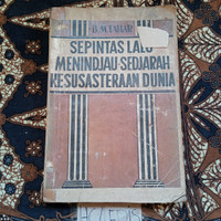 Sepintas Lalu Menindjau Sedjarah Kesusasteraan Dunia